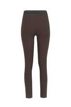 Load image into Gallery viewer, Vittoria Leggings в шоколадово кафяво - дамски клин с висока талия, задна част