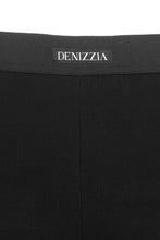 Load image into Gallery viewer, Vittoria Leggings черно - детайл на еластичния колан с лого DENIZZIA