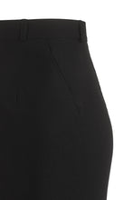 Load image into Gallery viewer, Livia Skirt черно - детайл на колана и страничния джоб DENIZZIA
