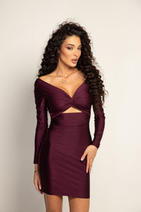 Megan Off Shoulder Mini Dress