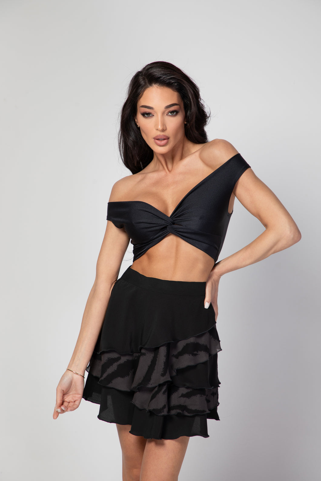 Irina Off Shoulder Crop Top