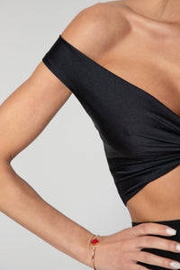 Irina Off Shoulder Crop Top